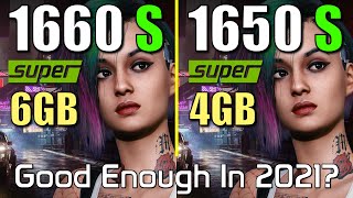 GTX 1650 Super vs GTX 1660 Super  in 2021 [upl. by Einnus]