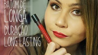 Melhor Batom de Longa Duração  Long Lasting Lip Gloss Menow [upl. by Nylynnej]