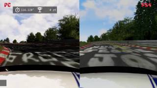 Assetto Corsa PC vs PS4 graphics comparison 60 FPS [upl. by Noremak]