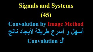 Signals and Systems 45 Convolution by Image Method أسهل و أسرع طريقة لأيجاد ناتج ال Convolution [upl. by Dworman863]