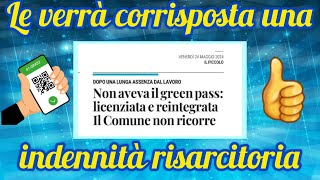 Trieste  Non aveva il green pass licenziata e reintegrata [upl. by Hi]