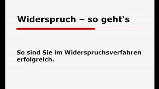 Widerspruch  So sind Sie erfolgreich [upl. by Eliza504]