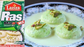 Laziza Rasmalai Mix Recipe Dessert Mix [upl. by Htnnek]