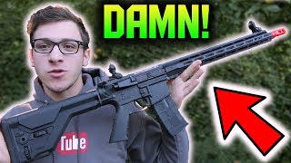 ICS CXPMMR DMR Airsoft Review amp Shooting Test ABSOLUTE BEAST [upl. by Costa]