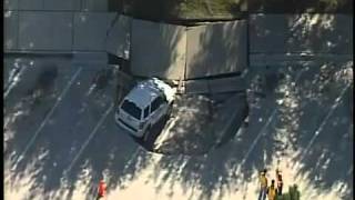 Sinkhole opens up next to I4 in Polk County [upl. by Marriott376]