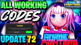 💥NEW All Working UPDATE 72 CODES For AFS  Roblox Anime Fighters Simulator Codes [upl. by Myles]