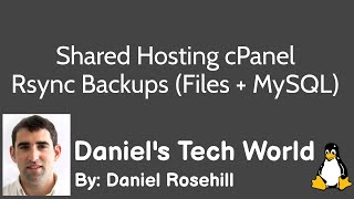 Rsync For cPanel SharedReseller Hosting Backups Files and MySQL [upl. by Atteragram358]