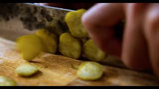 Satisfying colorful pickle cutting 4K HD [upl. by Otrebide350]