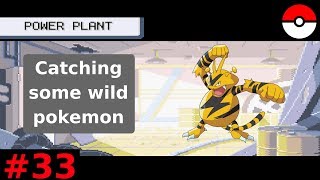 33 WALKTHROUGH POKEMON FIRE RED VERSION Catching electric type Pokémon in power plant [upl. by Alyad]