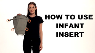 How Do I Use Infant Insert  360 Baby Carrier  Ergobaby [upl. by Selinski]