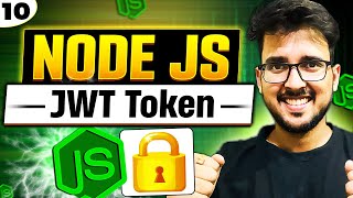 JWT Token Authentication in Node JS 🔥 complete node js playlist backend [upl. by Silvestro]