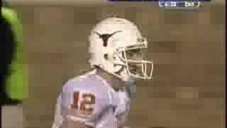 Colt McCoy TD pass vs Texas Tech [upl. by Oirasec189]