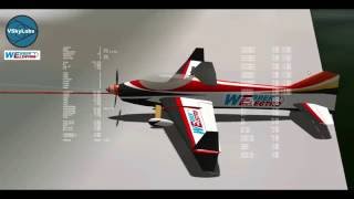 VSKYLABS Custom F3A RC model airplane design for UAV avionics development [upl. by Lynnea]