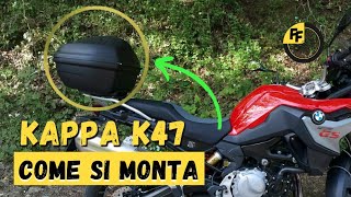 BAULETTO KAPPA K47 recensione con tutorial montaggio su Bmw F 850 GS [upl. by Fiora]