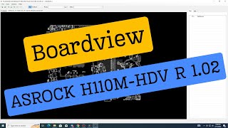 Boardview  Schematic digram  ASROCK H110MHDV R10270MXGZU0A04 Free Dowload [upl. by Sherie]