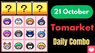 Tomarket airdrop combo 21 October  Tomarket Daily Combo Today  tomarket secret tap today [upl. by Acile]