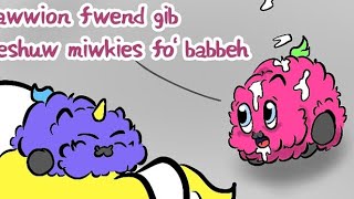 “Spoiled foal” “Special milkies” “Aquafluffys” comics BadRoomie dub gayroommate fluffy pony [upl. by Enelahs615]