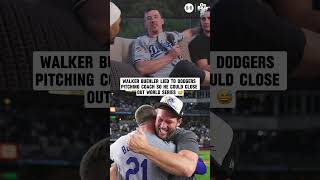 Walker Buehler is a legend for this 🤣 [upl. by Hinch]