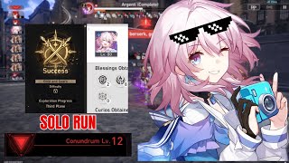 March 7th SOLO RUN Conundrum Lv 12  SU Gold and Gears [upl. by Durman]