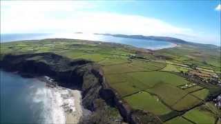 Porth Ceiriad Abersoch Aerial View [upl. by Yniatirb]