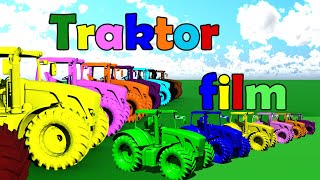 Traktor  Lær Farger  Lær Tall og telling  Lær ABC [upl. by Herzberg421]