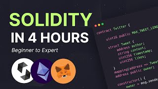 Solidity Tutorial for Beginners  Full Course in 4 Hours 2023 [upl. by Nagam]