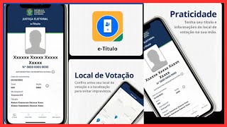 eTÍTULO SEU TÍTULO ELEITORAL NO CELULAR ANDROID e IOS [upl. by Adnovoj]