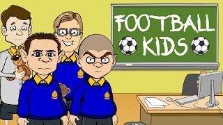 🚸FOOTBALLERS  MANAGERS AS KIDS🚸 Top Eleven Careers Day Parody [upl. by Morgana325]