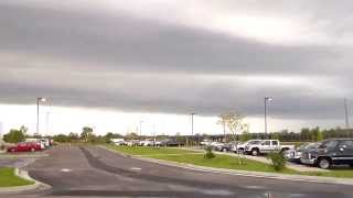 Time Lapse  Storm producing pea sized hail over Elizabethtown Kentucky  42914 [upl. by Cia]