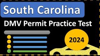 South Carolina DMV Permit Practice Test 2024 southcarolina scdmv [upl. by Sarazen]