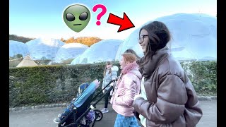 GOING TO A SECRET ALIEN BASE EDEN PROJECT CORNWALL  VLOGMAS DAY 10 [upl. by Anirbes219]