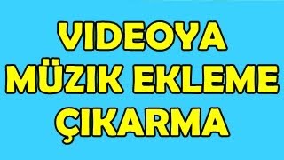 VİDEOYA MÜZİK EKLEME  ÇIKARMA CAMTASİA 9 [upl. by Haem7]