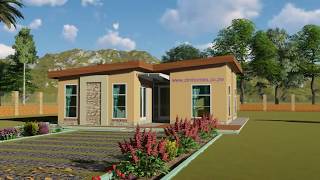 Cottage House Plan Design ZH014 [upl. by Suhpoelc]