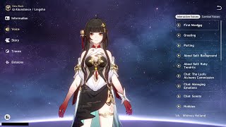 LINGSHA ALL VOICE LINES ENGLISH [upl. by Ariajaj]