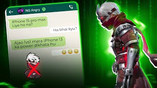 Zerox FF🇳🇵 Vs NGANGRY 🇮🇳 iPhone 15 Pro Max Vs iPhone 13📱Who’ll Win⁉️ [upl. by Enelra]