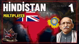 GÜVENİLİR RAJ  HEARTS OF IRON 4  MULTIPLAYER  HINDISTAN1 [upl. by Josephina]