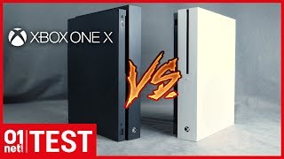 TEST Xbox One X  ce quelle vaut par rapport à la Xbox One S [upl. by Lewert938]