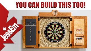 Try Building This  Dart Board Cabinet woodworking [upl. by Lisle]