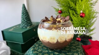 Sobremesa de banana que tem a cara do Natal [upl. by Aray]