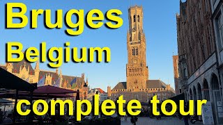 Bruges Belgium Complete Tour [upl. by Shanna]