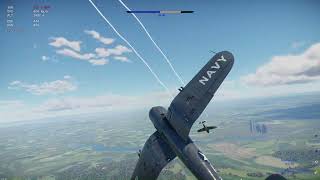 Fighter support with stock F4U4  War Thunder [upl. by Grearson]