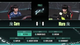 2023 GSL S1 Code S Finals Cure vs Maru [upl. by Innep]