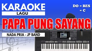 Karaoke  Papa Pung Sayang  JP Band  Ambon [upl. by Oizirbaf]