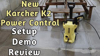 Kärcher K2 Power Control Pressure Washer Setup Review amp Demonstration [upl. by Natalee712]