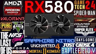 Rx 580 8GB Gaming Performance in 2024 [upl. by Ecinerev627]