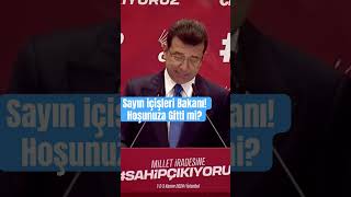 Ali Yerlikaya’ya Sert Sözler ekremimamoğlu gündem [upl. by Nyrok930]