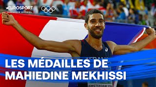 JEUX OLYMPIQUES  Les médailles de Mahiedine MekhissiBenabbad à Pékin Londres et Rio [upl. by Harac654]