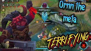 I tried ornn in wild Rift crazy damge and tanky league of legends [upl. by Jez]