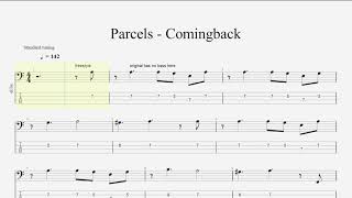 Parcels  Comingback Bass Tabs [upl. by Mirelle]