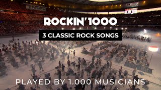 Epic Performance 1000 Musicians Play Classic Rock Hits [upl. by Aicella]